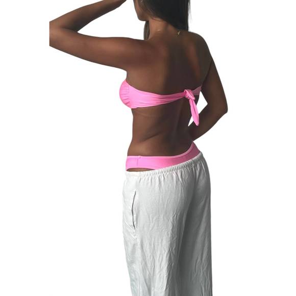 NEW SUNDAY BRUNCH party girl bikini top in pink - Picture 4 of 4